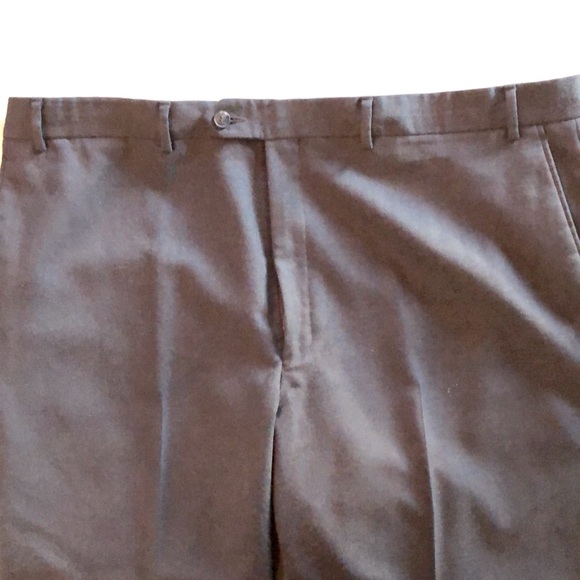 Joseph by Jos. A. Bank charcoal grey wool flannel dress pants in 42/32. - Picture 2 of 6